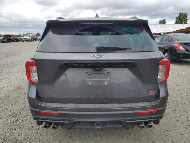 1FM5K8GC4LGC47186 - 2020 FORD EXPLORER ST GRAY photo 6