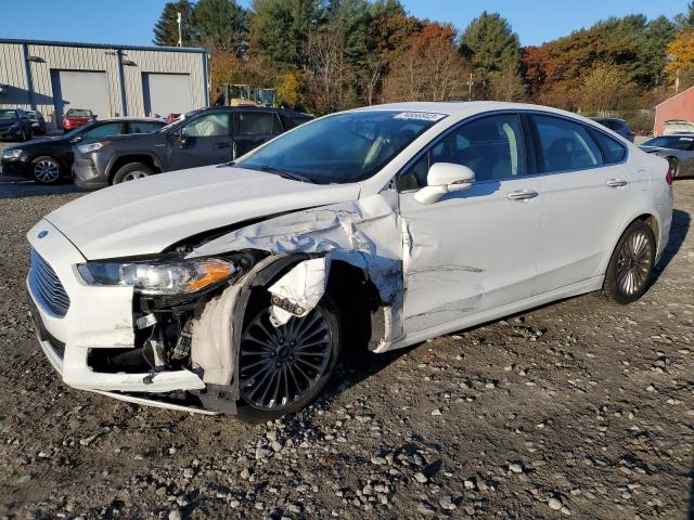 3FA6P0K93FR282330 - 2015 FORD FUSION TITANIUM WHITE photo 1