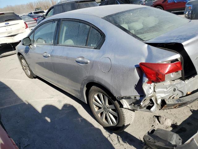 19XFB2F87CE025230 - 2012 HONDA CIVIC EX SILVER photo 2