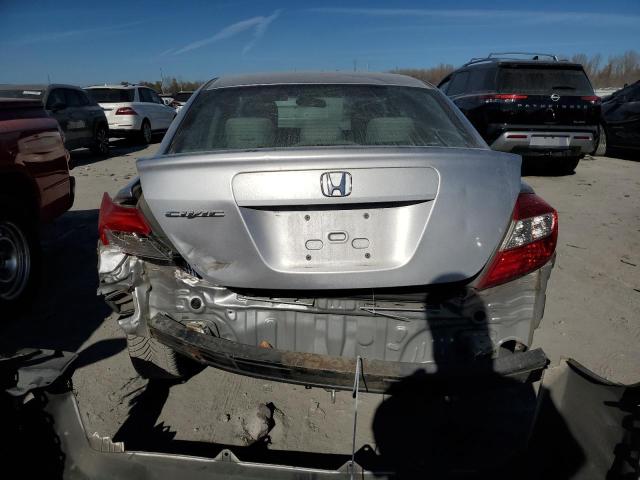 19XFB2F87CE025230 - 2012 HONDA CIVIC EX SILVER photo 6