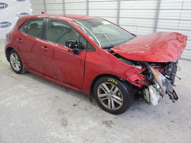 JTND4MBE3N3165919 - 2022 TOYOTA COROLLA SE RED photo 4