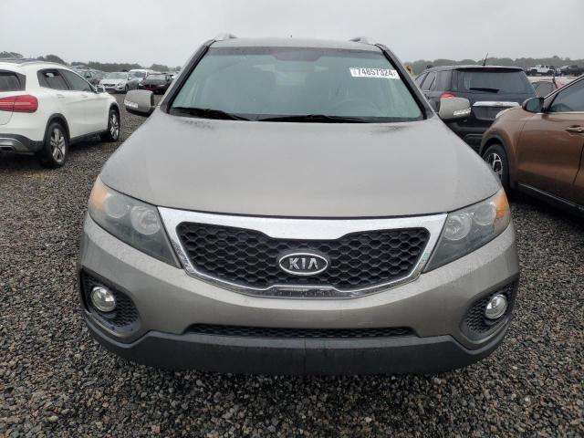 5XYKU4A65DG356094 - 2013 KIA SORENTO EX GRAY photo 5