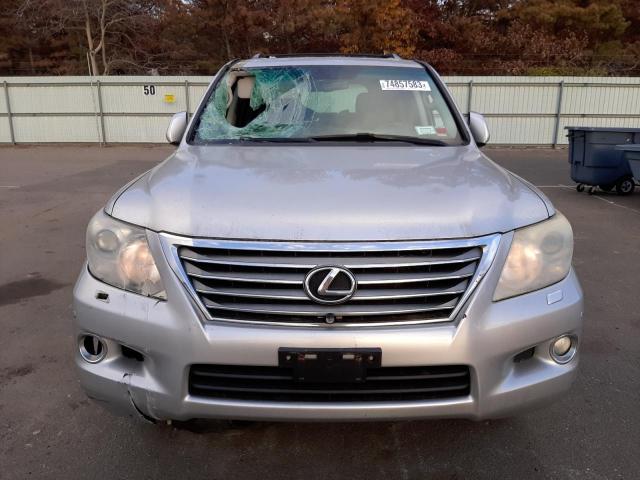 JTJHY00W484014050 - 2008 LEXUS LX 570 SILVER photo 5