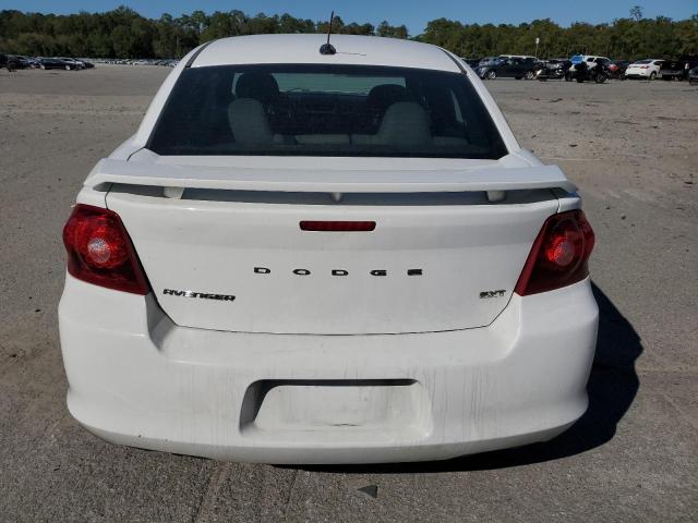 1C3CDZEG6CN312637 - 2012 DODGE AVENGER SXT WHITE photo 6