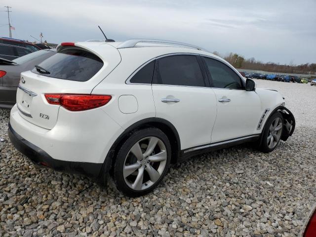 JN8BS1MW0AM830015 - 2010 INFINITI FX50 WHITE photo 3