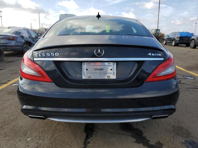 WDDLJ9BB5CA049969 - 2012 MERCEDES-BENZ CLS 550 4MATIC BLACK photo 6