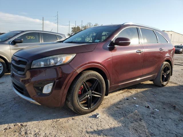 5XYPK4A52HG191257 - 2017 KIA SORENTO SX MAROON photo 1