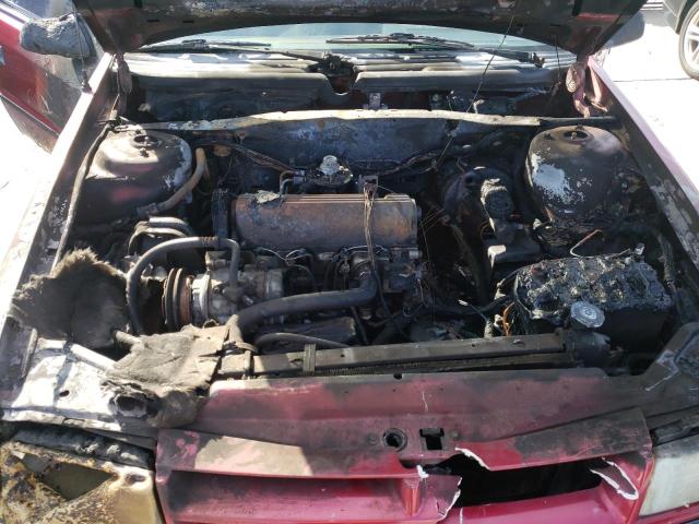 1B3XP28D7MN596120 - 1991 DODGE SHADOW AMERICA RED photo 11