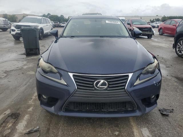 JTHBF1D27F5072249 - 2015 LEXUS IS 250 BLUE photo 5