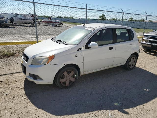 KL1TD66E19B673007 - 2009 CHEVROLET AVEO LS WHITE photo 1