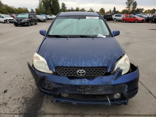 2T1KR32E03C123073 - 2003 TOYOTA COROLLA MA XR BLUE photo 5