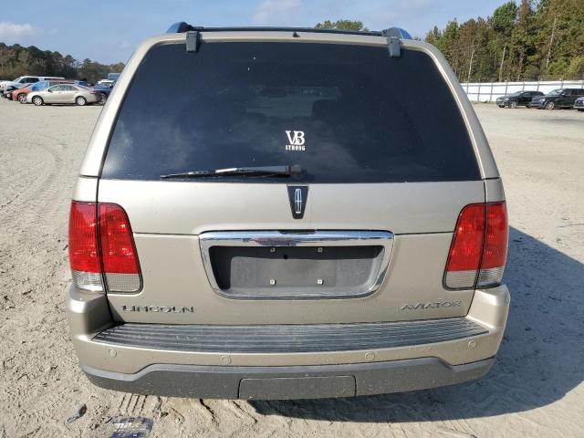 5LMEU88H14ZJ21410 - 2004 LINCOLN AVIATOR TAN photo 6