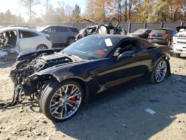 1G1YR2D6XJ5600475 - 2018 CHEVROLET CORVETTE Z06 2LZ BLACK photo 1