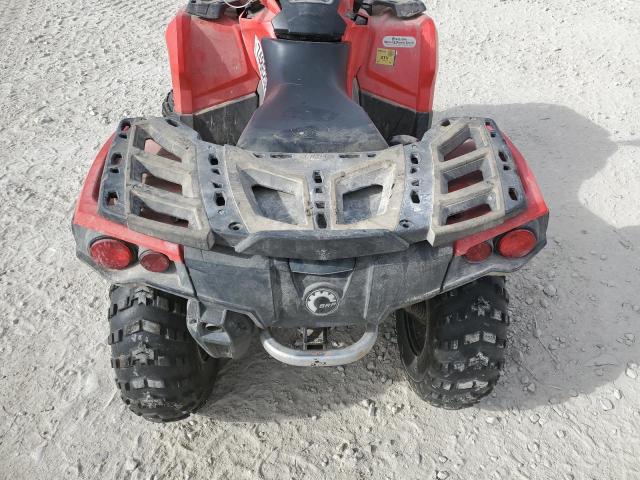 3JBLGHK16DJ000198 - 2013 CAN-AM OUTLANDER 500 RED photo 6