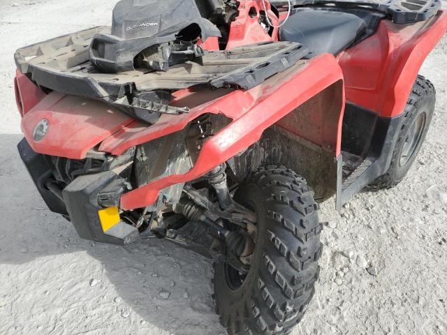 3JBLGHK16DJ000198 - 2013 CAN-AM OUTLANDER 500 RED photo 9