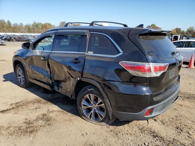 5TDJKRFHXFS104954 - 2015 TOYOTA HIGHLANDER XLE BLUE photo 2