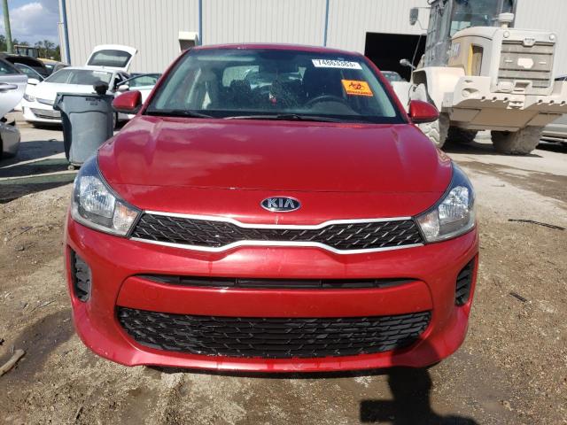 3KPA24ADXLE261297 - 2020 KIA RIO LX RED photo 5