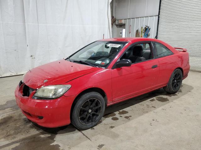 1HGEM21115L065962 - 2005 HONDA CIVIC DX VP Rot Foto 1