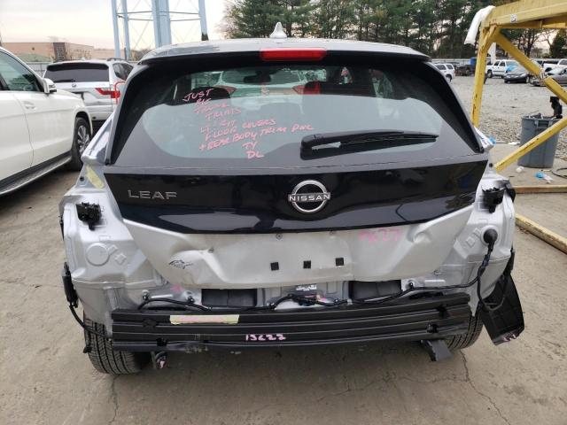 1N4AZ1BV0PC556705 - 2023 NISSAN LEAF S SILVER photo 6