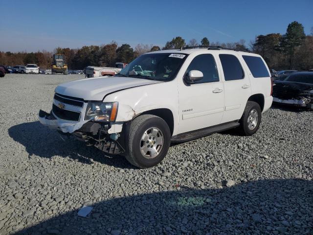 1GNSCBE09DR334816 - 2013 CHEVROLET TAHOE C1500 LT WHITE photo 1