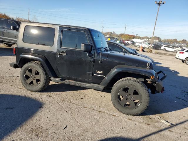 1J4FA54198L599055 - 2008 JEEP WRANGLER SAHARA BLACK photo 4