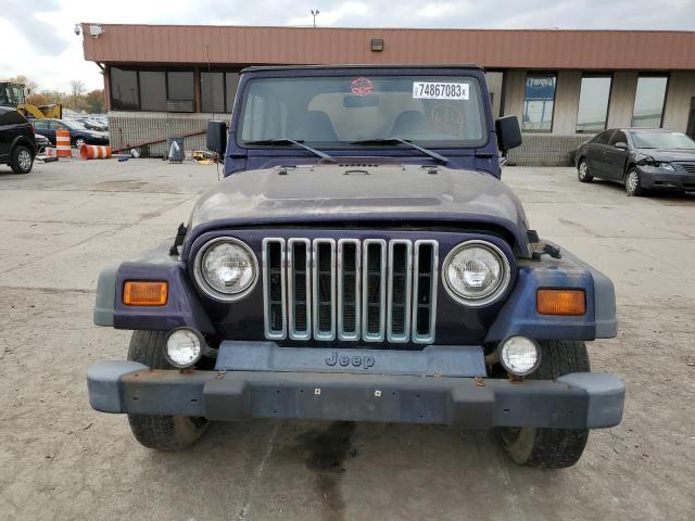 1J4FY29P4WP705599 - 1998 JEEP WRANGLER / SE BLUE photo 5