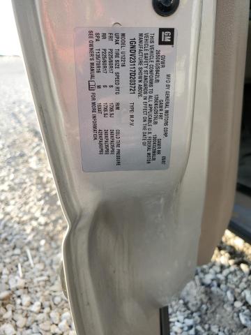 1GNDV23117D203721 - 2007 CHEVROLET UPLANDER LS 金色 照片 12