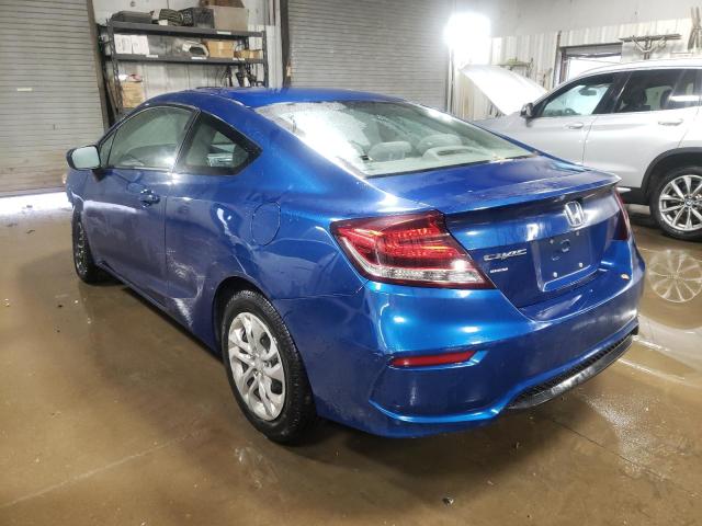 2HGFG3B54FH511412 - 2015 HONDA CIVIC LX BLUE photo 2