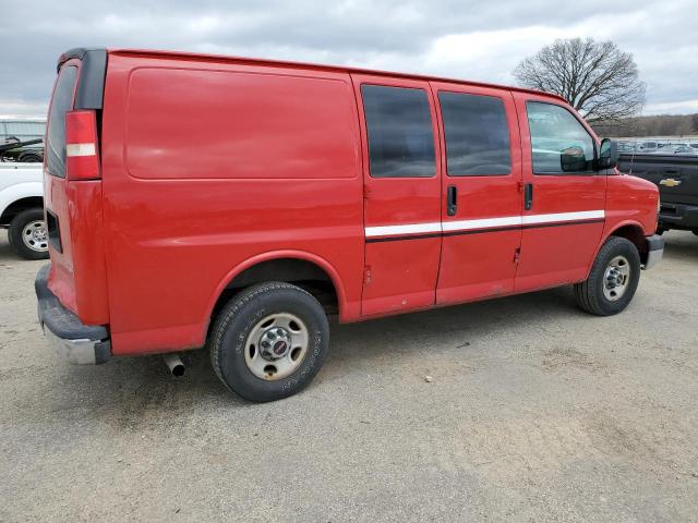 1GTZ7TCG9E1172638 - 2014 GMC SAVANA G3500 RED photo 3