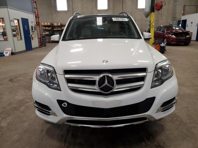 WDCGG8JB8EG296726 - 2014 MERCEDES-BENZ GLK 350 4MATIC WHITE photo 5