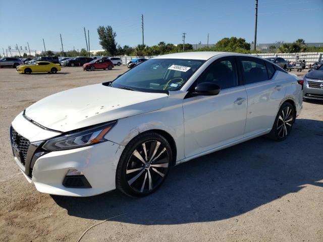 1N4BL4CV1KC220916 - 2019 NISSAN ALTIMA SR WHITE photo 1