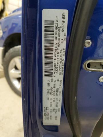 3C6RR7LT0HG769785 - 2017 RAM 1500 SLT BLUE photo 12