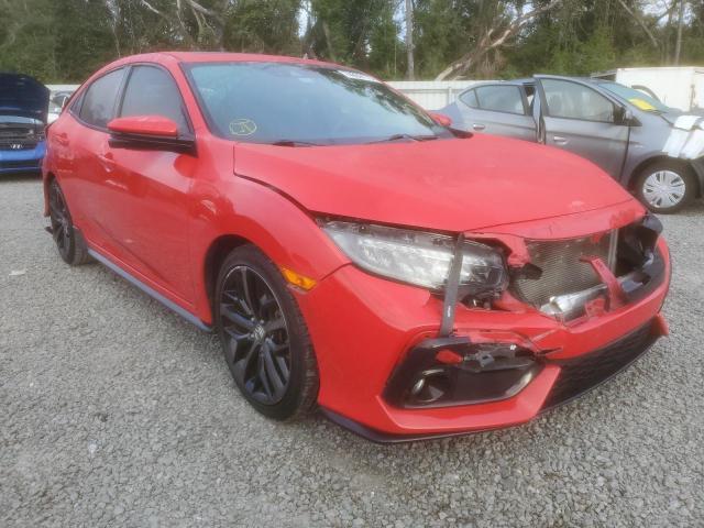 SHHFK7H95LU208007 - 2020 HONDA CIVIC SPORT TOURING RED photo 4