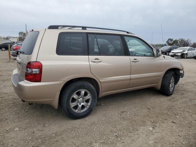 JTEEP21A940045654 - 2004 TOYOTA HIGHLANDER GOLD photo 3