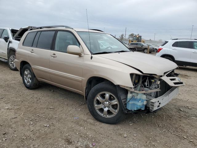 JTEEP21A940045654 - 2004 TOYOTA HIGHLANDER GOLD photo 4