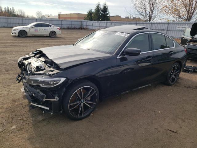 3MW5R7J0XL8B30829 - 2020 BMW 330XI BLACK photo 1