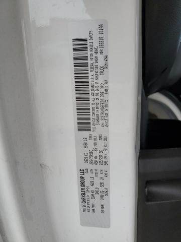 3C6TRVAG6FE501378 - 2015 RAM PROMASTER 1500 STANDARD WHITE photo 12