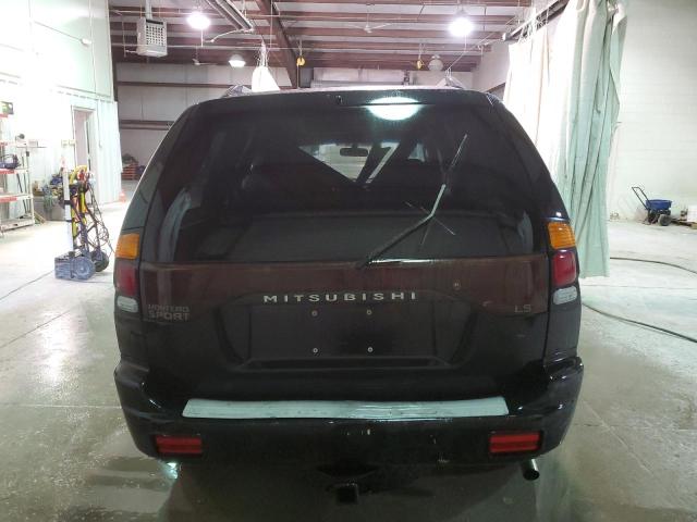 JA4LS21R84J004758 - 2004 MITSUBISHI MONTERO SPORT ES BLACK photo 6