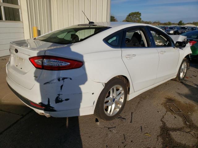 3FA6P0H73ER105068 - 2014 FORD FUSION SE WHITE photo 3