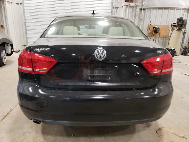 1VWBH7A37DC077761 - 2013 VOLKSWAGEN PASSAT SE BLACK photo 6