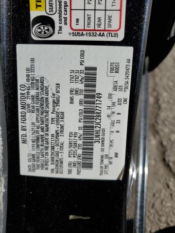 3LNHL2JC2BR771749 - 2011 LINCOLN MKZ BLACK photo 12