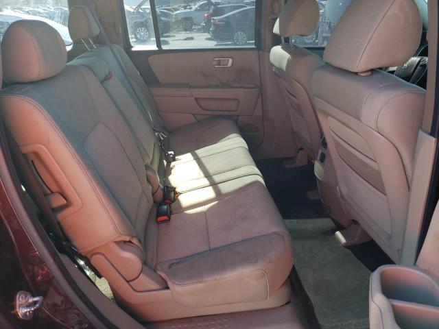 5FNYF3H27BB035826 - 2011 HONDA PILOT LX MAROON photo 11