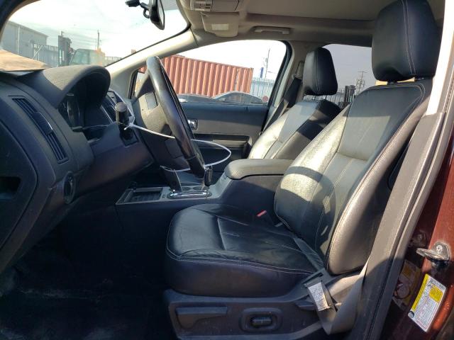 2FMDK4JC4ABB49311 - 2010 FORD EDGE SEL BROWN photo 7