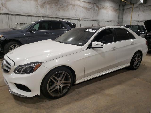 WDDHF8JB4EA992201 - 2014 MERCEDES-BENZ E 350 4MATIC WHITE photo 1