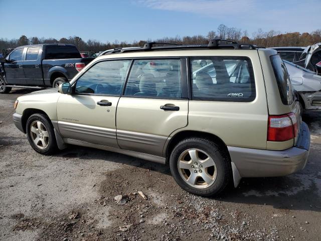 JF1SF65522H754168 - 2002 SUBARU FORESTER S GOLD photo 2
