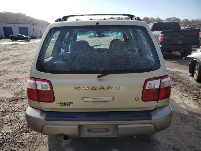 JF1SF65522H754168 - 2002 SUBARU FORESTER S GOLD photo 6
