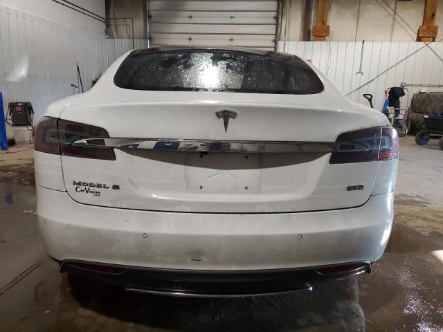 5YJSA1E22FF116333 - 2015 TESLA MODEL S თეთრი ფოტო 6