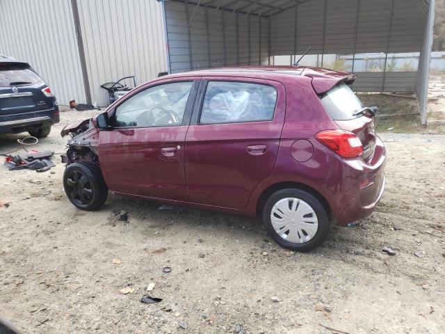 ML32A3HJ4LH001262 - 2020 MITSUBISHI MIRAGE ES MAROON photo 2