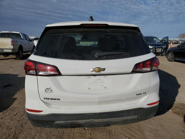 3GNAXUEV7NL219101 - 2022 CHEVROLET EQUINOX LT WHITE photo 6