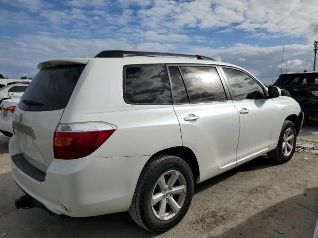 JTEZK3EH8A2096849 - 2010 TOYOTA HIGHLANDER WHITE photo 3